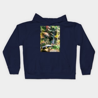 Rainforest Iguana Kids Hoodie